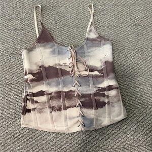 Zara Lace Up Corset Top